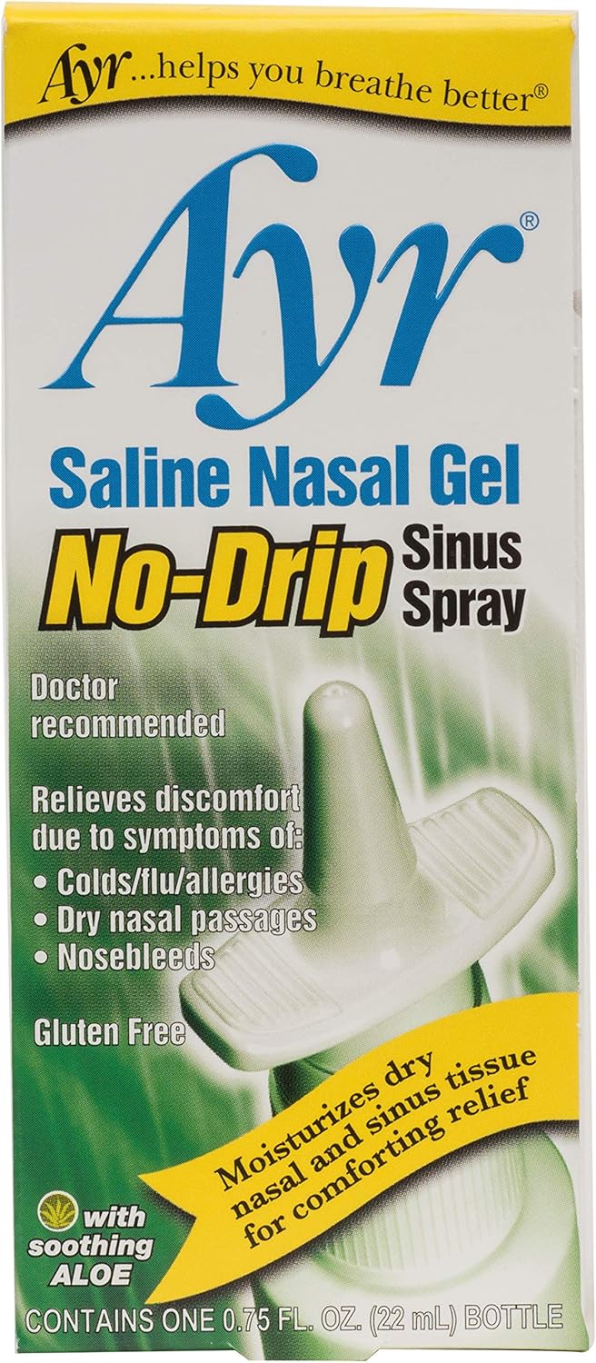 Afrin Dosage Guide: Ayr Saline Nasal Gel for soothing relief
