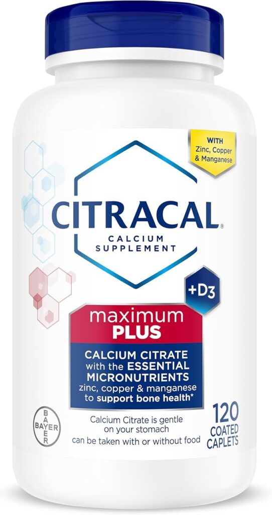 Calcium Citrate with Vitamin D3 for bone protection during steroid use