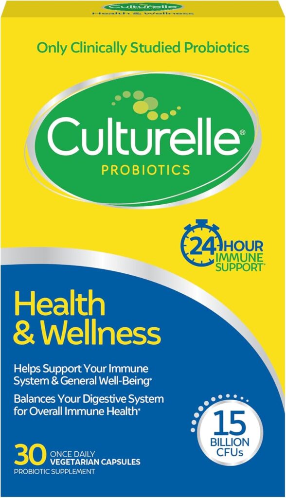 Culturelle Health & Wellness probiotic vegetarian capsules for Diarrhea from Antibiotics