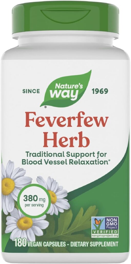 Nature's Way Feverfew herb recommended 