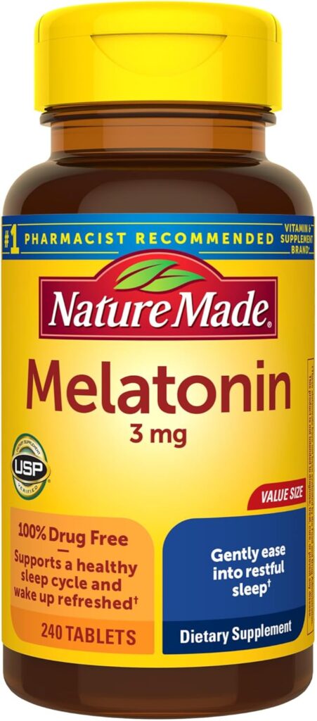 Melatonin dosage guide for kids and adults supplement chart
