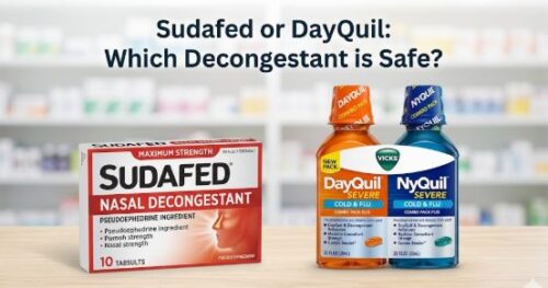 Sudafed or DayQuil Guide: Decongestant comparison between Pseudoephedrine and Phenylephrine for safe cold relief.