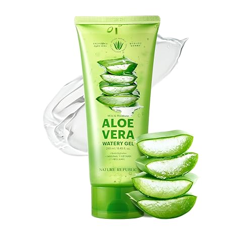 Seven Minerals Organic Aloe Vera Gel for natural relief of minor skin irritations