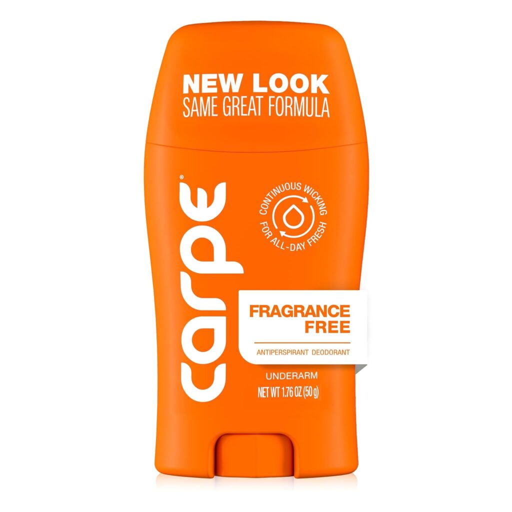 Carpe Deodorant for Body Odor and Hyperhidrosis