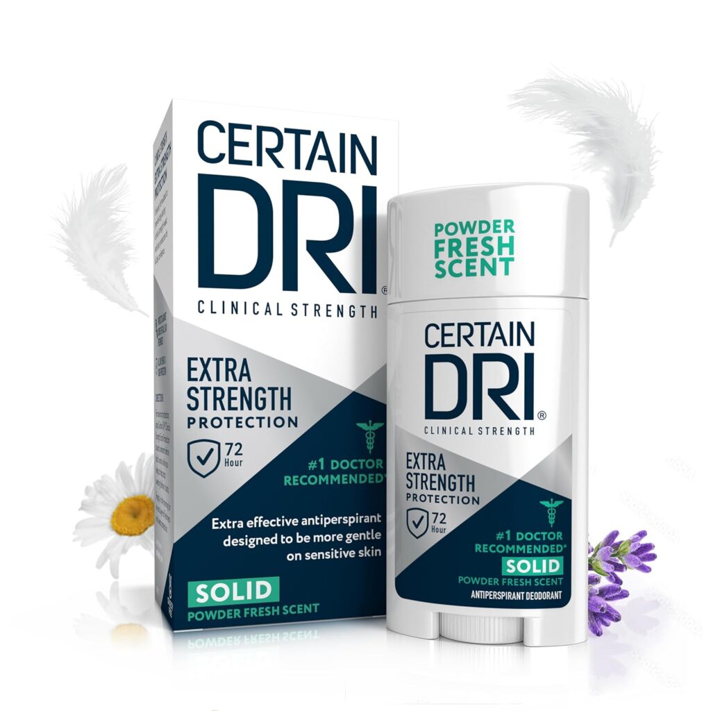 Certain Dri Clinical Solid for Body Odor and Hyperhidrosis