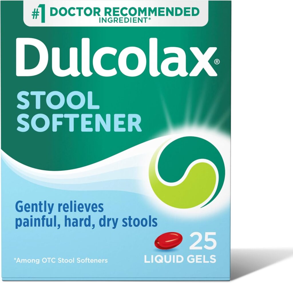 Dulcolax Stool Softener Laxative Liquid Gel Capsules