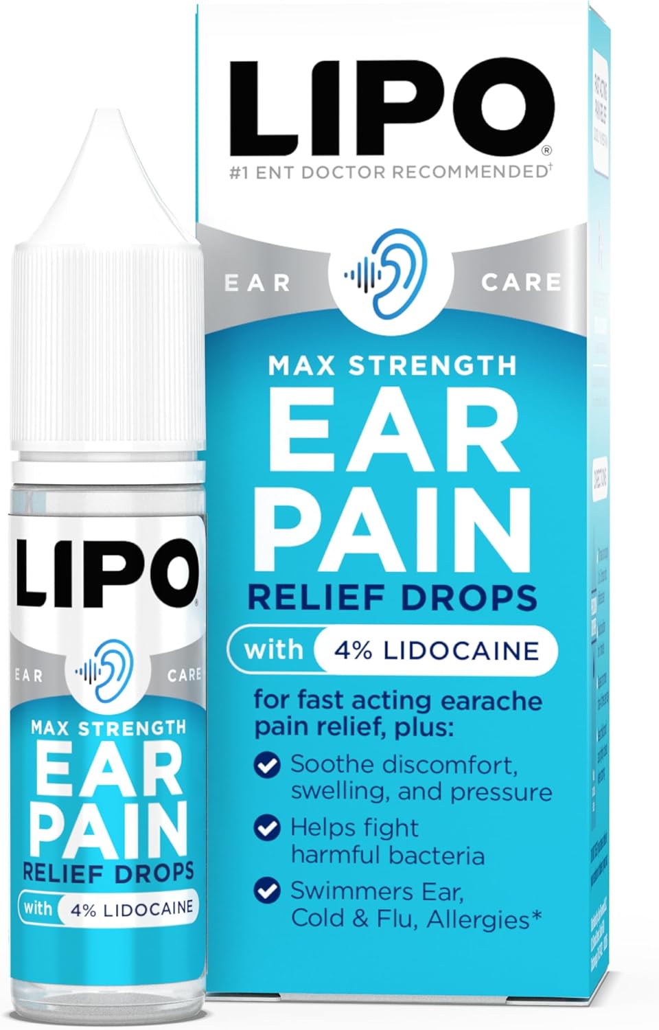 Lipo-Flavonoid Fast-Acting Ear Ache Pain Relief
