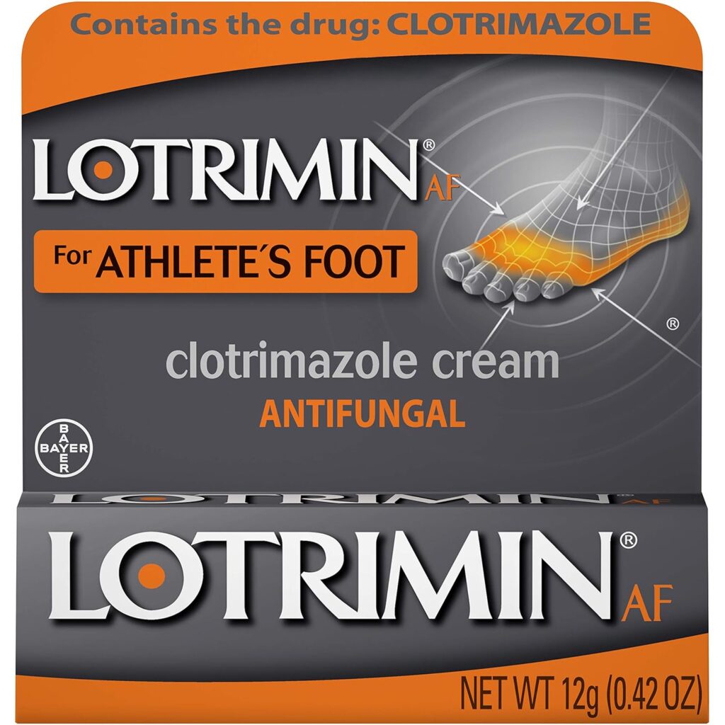 Nail fungus treatment Lotrimin AF Clotrimazole 1 percent cream