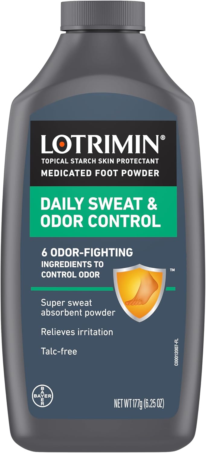 Lotrimin medicated powder for moisture control
