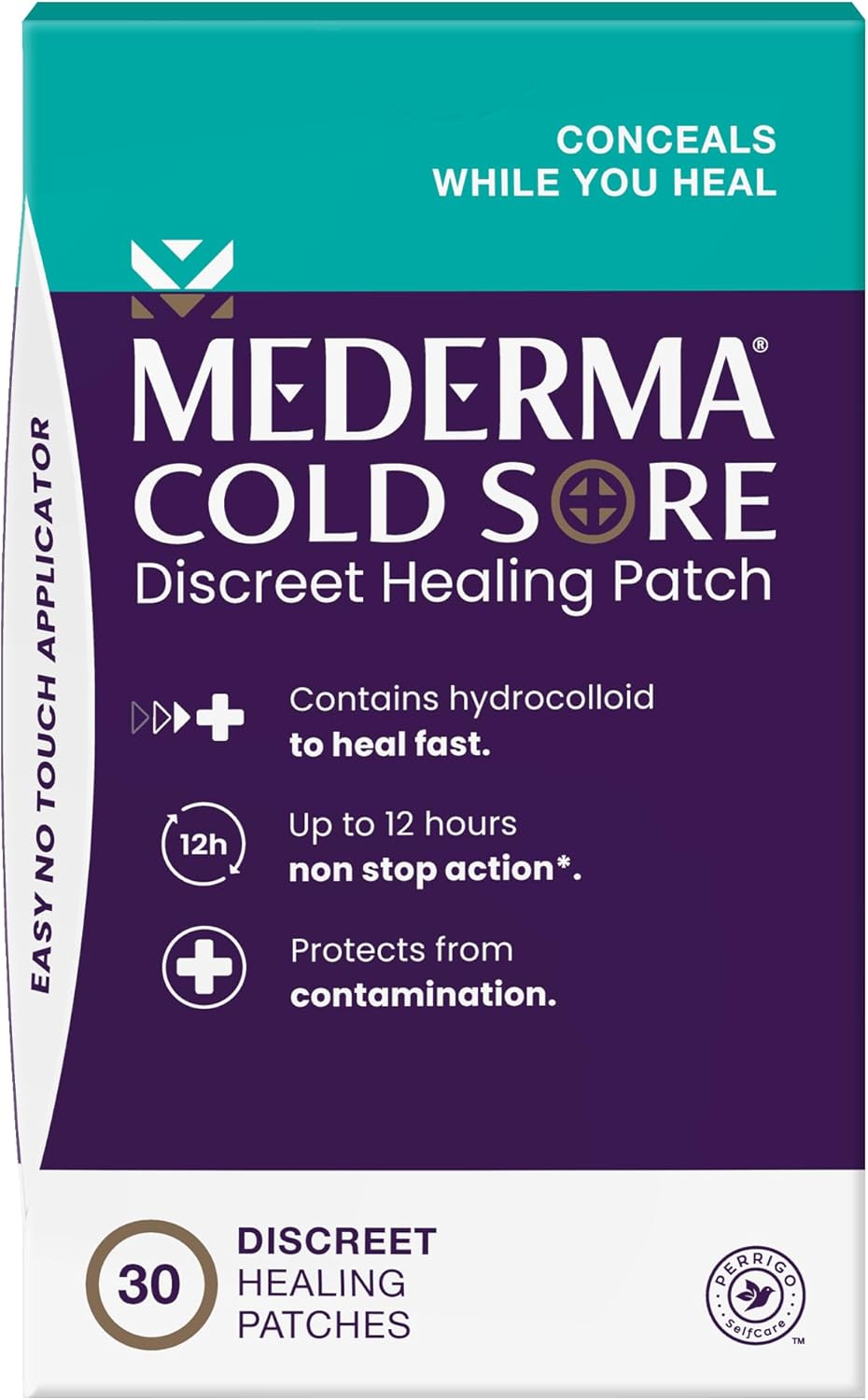 Mederma Cold Sore Discreet Patch for hydrocolloid healing