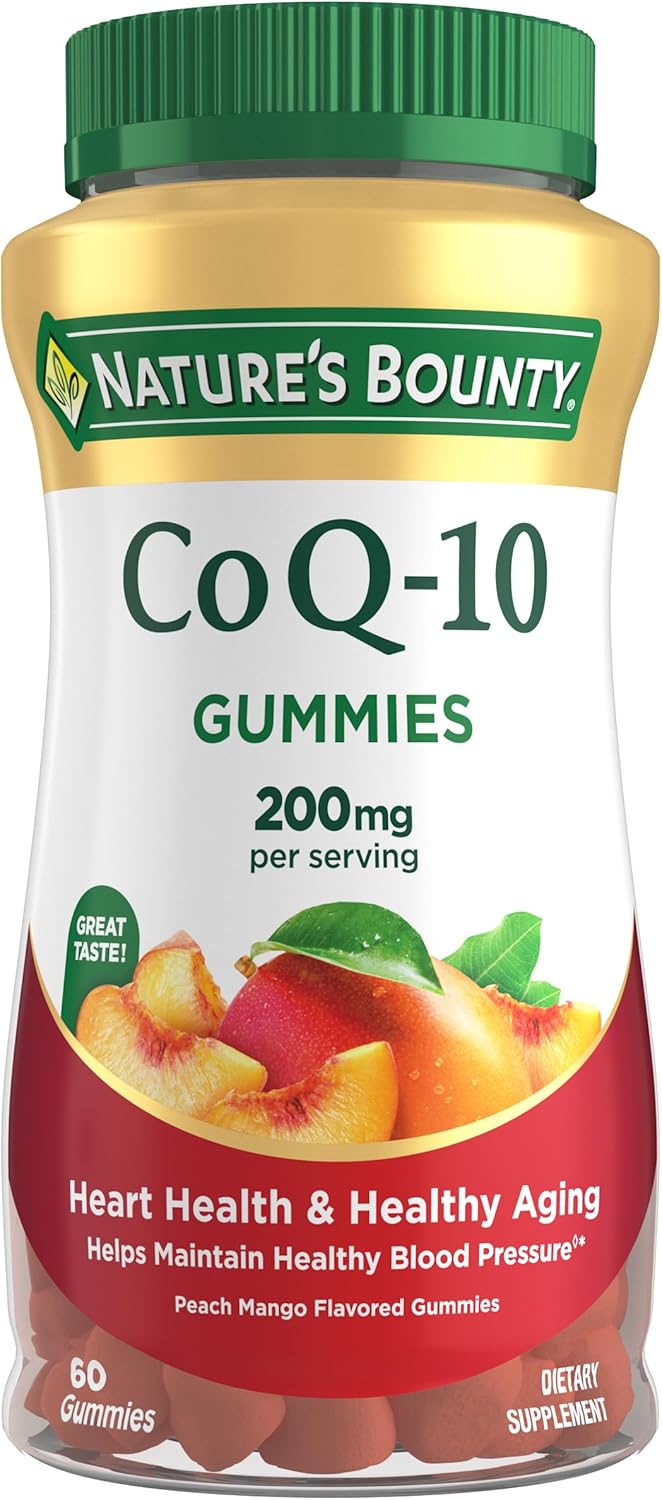 Nature's Bounty CoQ10 Gummies in Coenzyme Q10 Dosage 