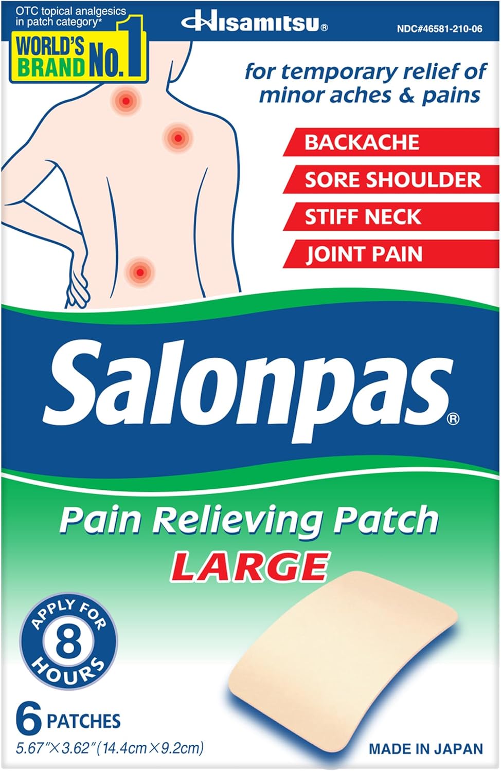 Salonpas Large Patch in Salonpas Dosage Guide
