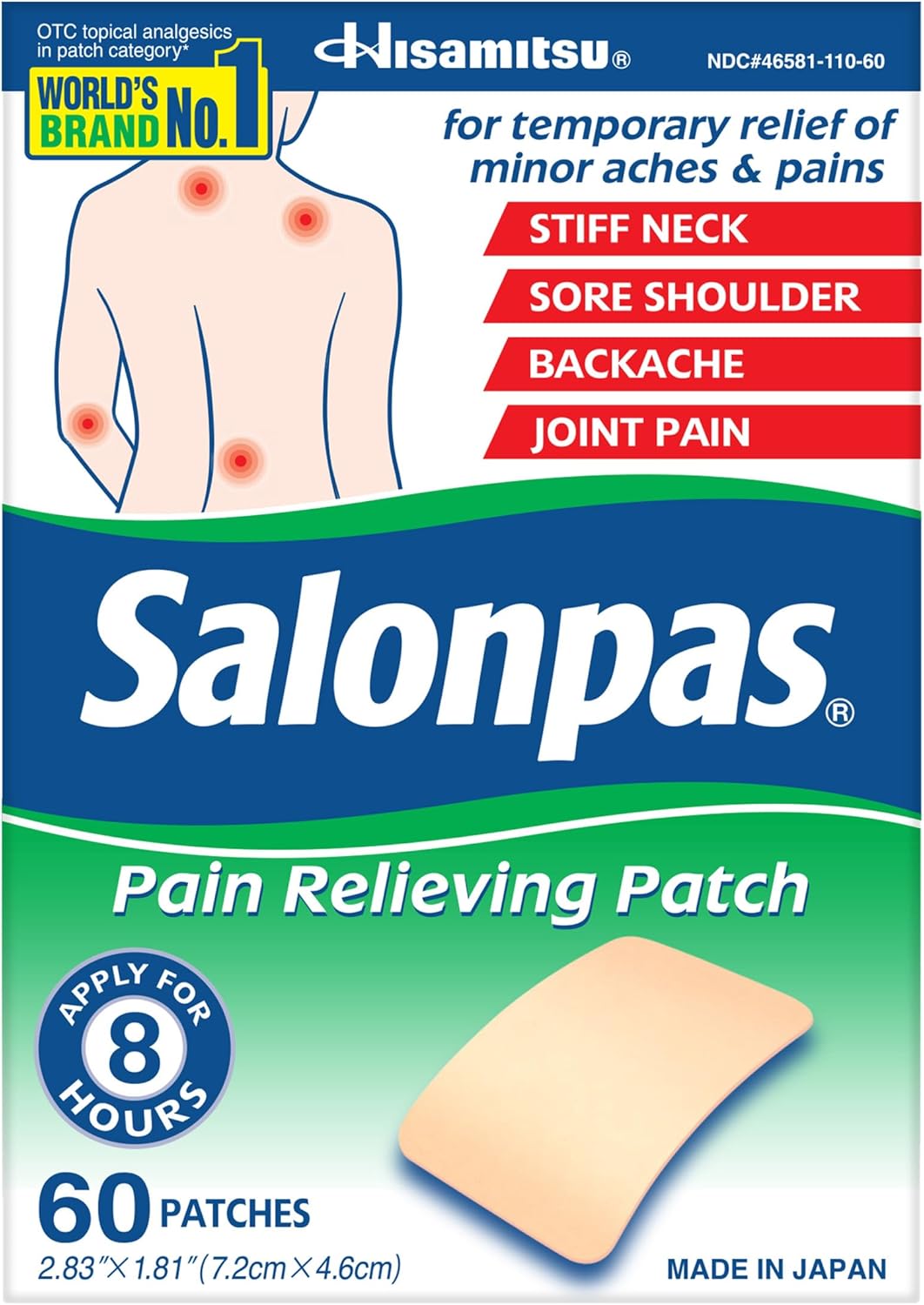Salonpas 60 Count in Salonpas Dosage Guide