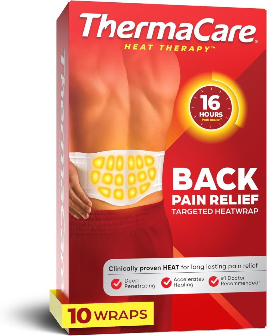 ThermaCare Advanced Back & Hip HeatWraps in Advil vs Aleve