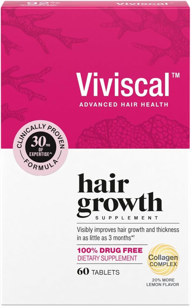 Viviscal hair growth supplement with Marine Complex AminoMar dosage