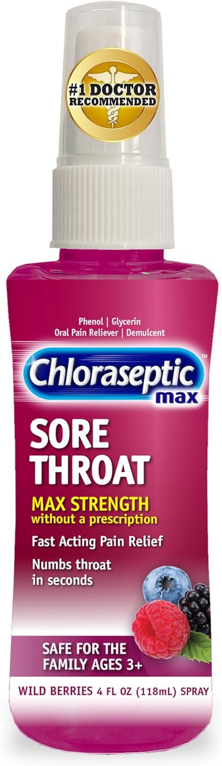 Chloraseptic Sugar-Free Spray Wild Berry