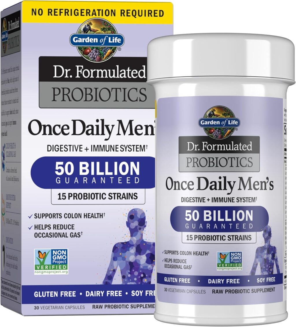 Garden of Life Men - Best Probiotics for Adults for colon and gas relief